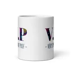 Mug "VIP Very Important Prof" | Cadeau Prof Mauve Douceur