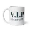 Mug "VIP Very Important Prof" | Cadeau Prof Bleu-Gris