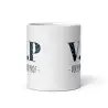 Mug "VIP Very Important Prof" | Cadeau Prof Bleu-Gris