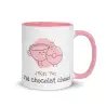 Mug "J'peux pas j'ai chocolat chaud" | Version Rose Mignonne