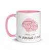 Mug "J'peux pas j'ai chocolat chaud" | Version Rose Mignonne