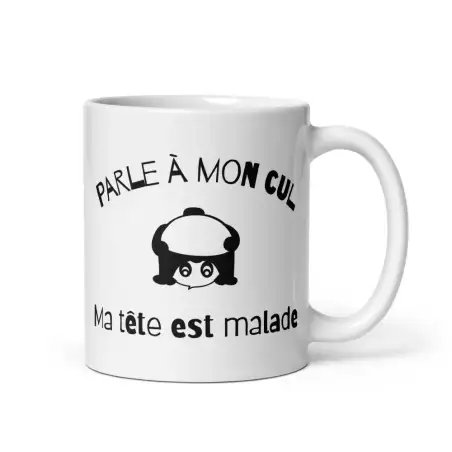 Mug "Parle à mon cul" | Cadeau Humour Sarcastique Original