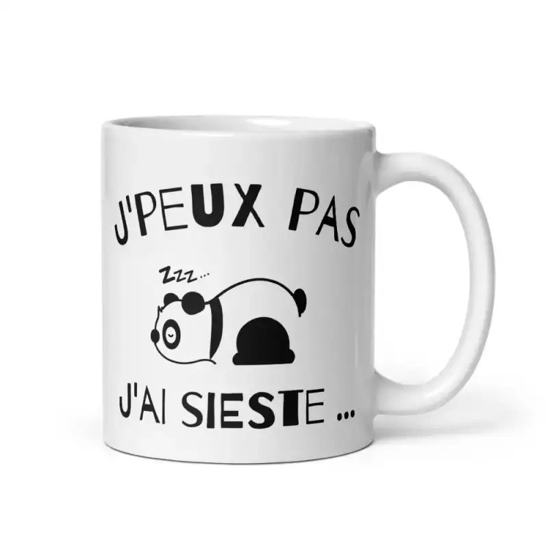 Mug "J'peux pas j'ai sieste" Panda | Le Modèle Original