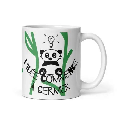 Mug "L'idée commence à germer" | Cadeau Créativité & Inspiration