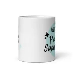 Mug "Prof Super Pouvoir" | Cadeau Prof Homme Turquoise