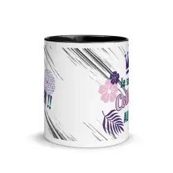 Mug "Collègue au Top" Noir | Cadeau Collègue Femme Design
