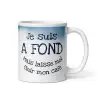 Mug Humour Fatigue "Je suis à fond" | Cadeau Drôle Collègue & Bureau