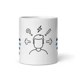 Mug "1er Café Monsieur" | Cadeau Humour Homme Matin