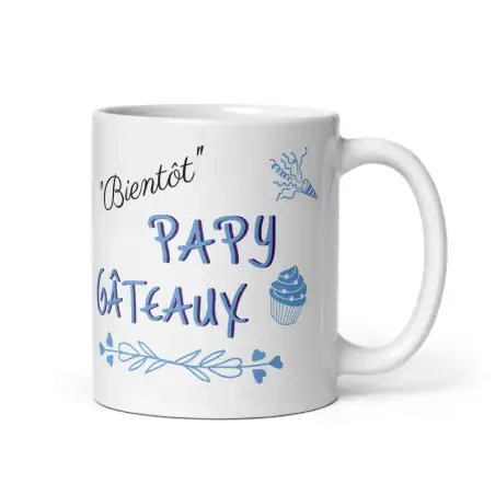 Mug "Bientôt Papy Gâteaux" | Annonce Grossesse Originale