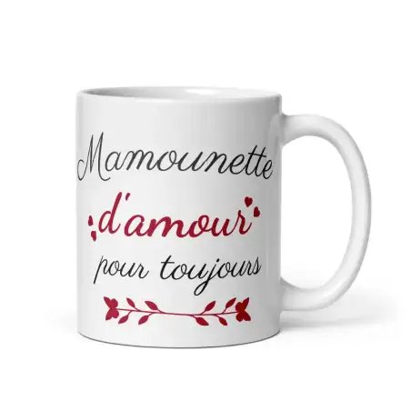 Mug "Mamounette d'amour pour toujours" | Cadeau Tendre Maman