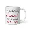 Mug Marraine d'Amour pour Toujours : Cadeau Parfait pour Marraine | e