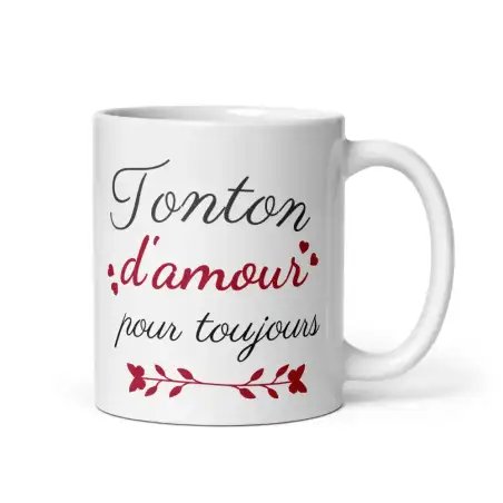 Mug "Tonton d'amour pour toujours" | Cadeau Tendre Oncle