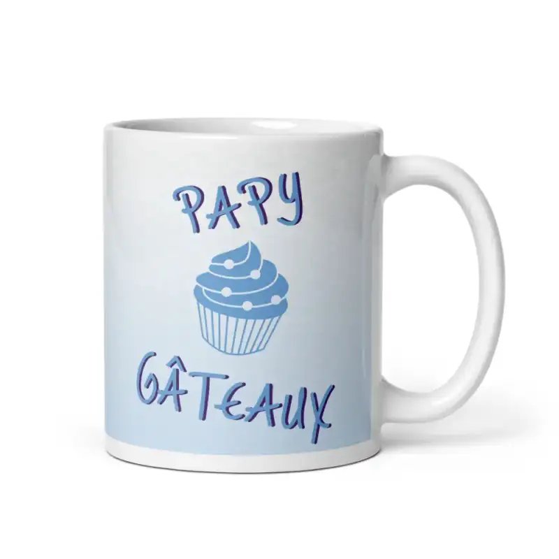 Mug "Papy Gâteaux" | Cadeau Papy Douceur Bleu
