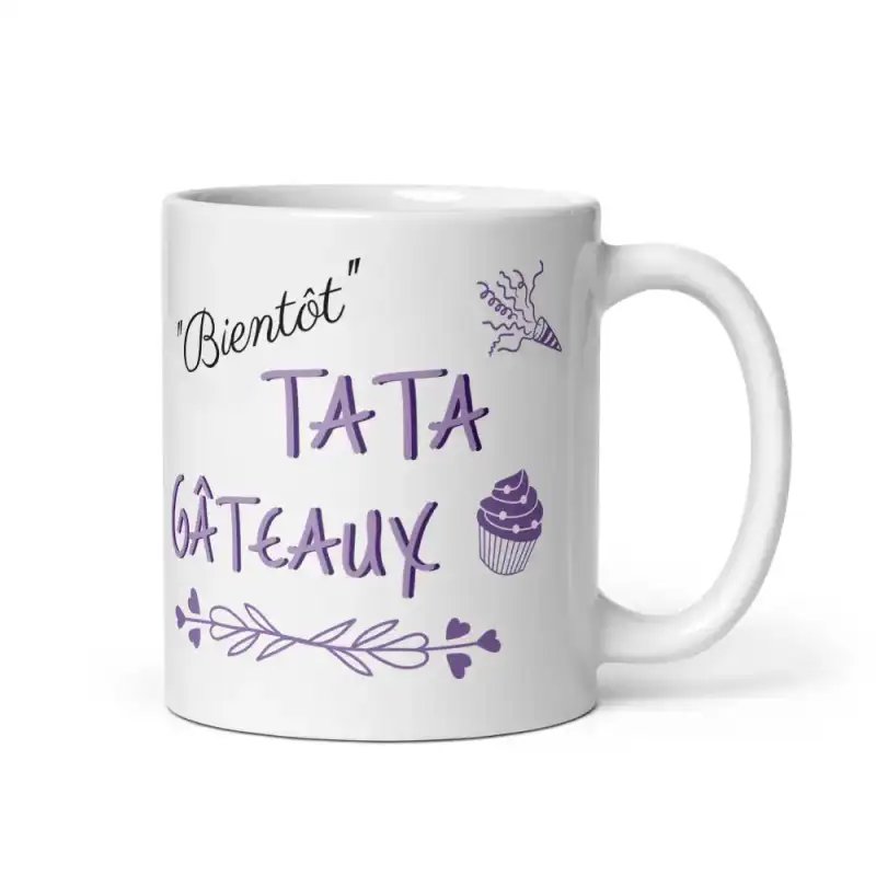 Mug "Bientôt Tata Gâteaux" | Annonce Grossesse Tante