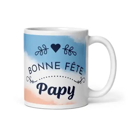 Mug "Bonne Fête Papy" | Design Nuage Tendre