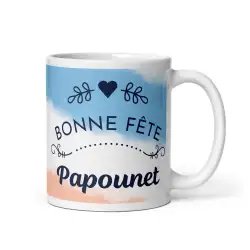 Mug "Bonne Fête Papounet" | Design Nuage Tendre