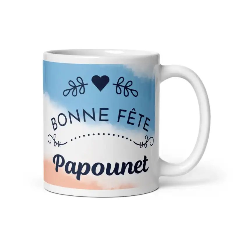 Mug "Bonne Fête Papounet" | Design Nuage Tendre