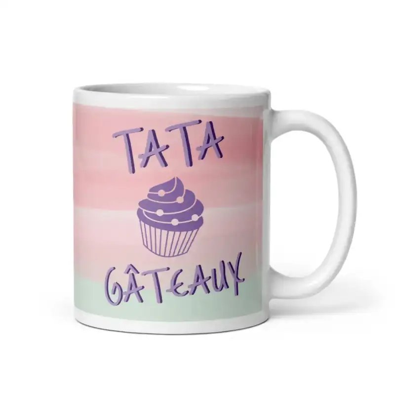 Mug "Tata Gâteaux" | Cadeau Tante Moderne & Gaga