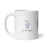 Mug "Je suis compliqué" | Cadeau Homme Bleu Épuré