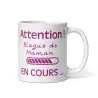 Mug "Blague de Maman" | Cadeau Tendre & Drôle Mauve