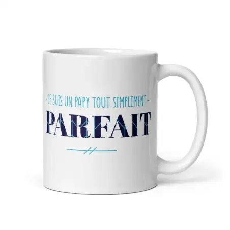 Mug "Papy Parfait" | Cadeau Affectueux Grand-Père