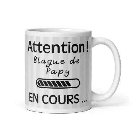 Mug "Blague de Papy" | Cadeau Humour Papy & Grand-Père