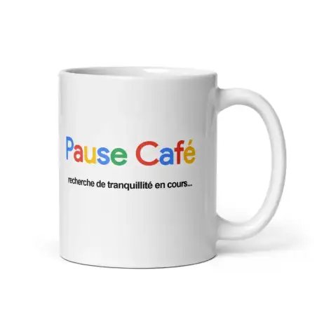 Mug Humour "Arrête de Tourner en Rond" | Cadeau Collègue Original