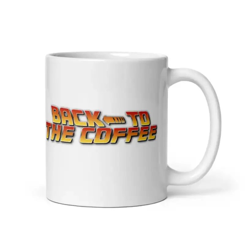 Mug Original Back to the Coffee | Idée Cadeau Geek & Cinéphile