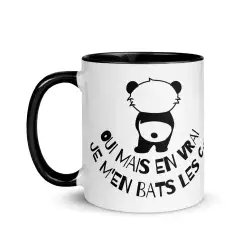Mug Humour "Oui oui bien sûr..." | Version Design Noire