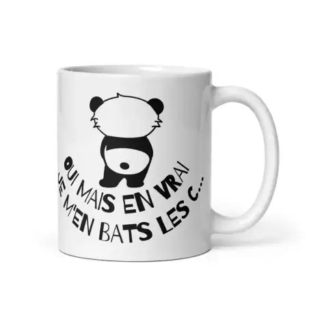 Mug Humour "Oui oui bien sûr..." | Cadeau Humour Noir & Drôle
