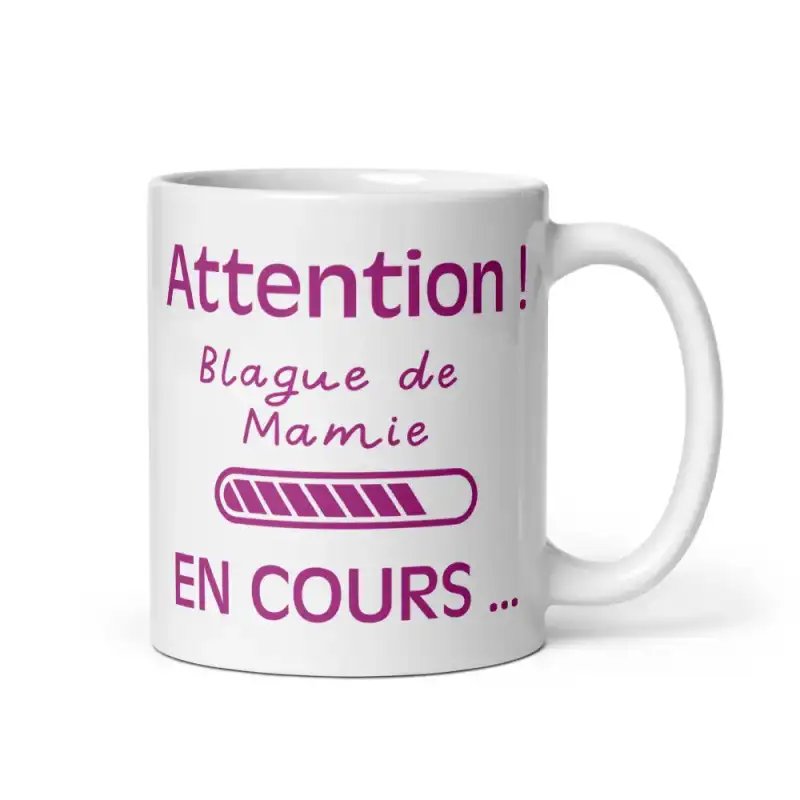 Mug "Blague de Mamie" | Cadeau Tendre & Drôle Grand-Mère
