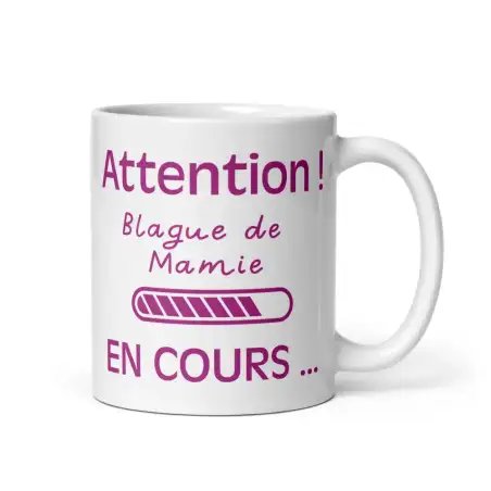 Mug "Blague de Mamie" | Cadeau Tendre & Drôle Grand-Mère