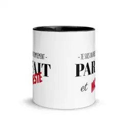 Mug "Frère Parfait et Modeste" | Cadeau Humour Frère