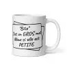 Mug "Jamais de gros mots" | Cadeau Humour Trash & Sans Filtre