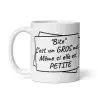 Mug "Jamais de gros mots" | Cadeau Humour Trash & Sans Filtre