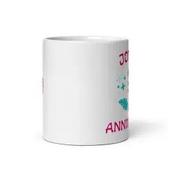 Mug "Joyeux Anniversaire" | Cadeau d'Anniversaire Rose Festif