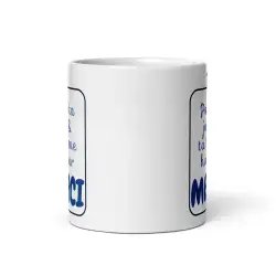Mug "Merci pour ta Bonne Humeur" | Cadeau Bleu Sérénité