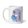 Mug "Merci" Floral Mauve | Cadeau Doux & Tendre de Remerciement