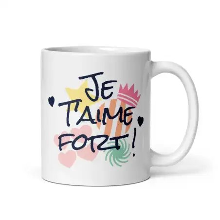 Mug Amour "Je t'aime gros comme ça" | Cadeau Couple Mignon & Drôle