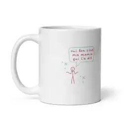 Mug "Manger de la salade..." | Cadeau Humour Maman & Régime