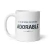 Mug "Papounet Adorable" | Cadeau Jeune Papa Câlin