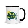 Mug "Papa au Top" | Cadeau Papa Cool & Fun