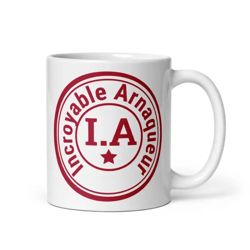 Mug "Incroyable Arnaqueur" | Cadeau Humour Tampon Officiel