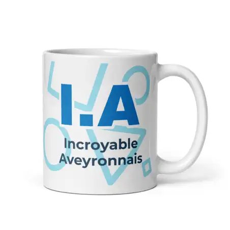Mug "Incroyable Aveyronnais" I.A. | Cadeau Humour Aveyron (12)