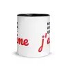 Mug "Mon papa que j'aime" | Cadeau Papa Design Noir