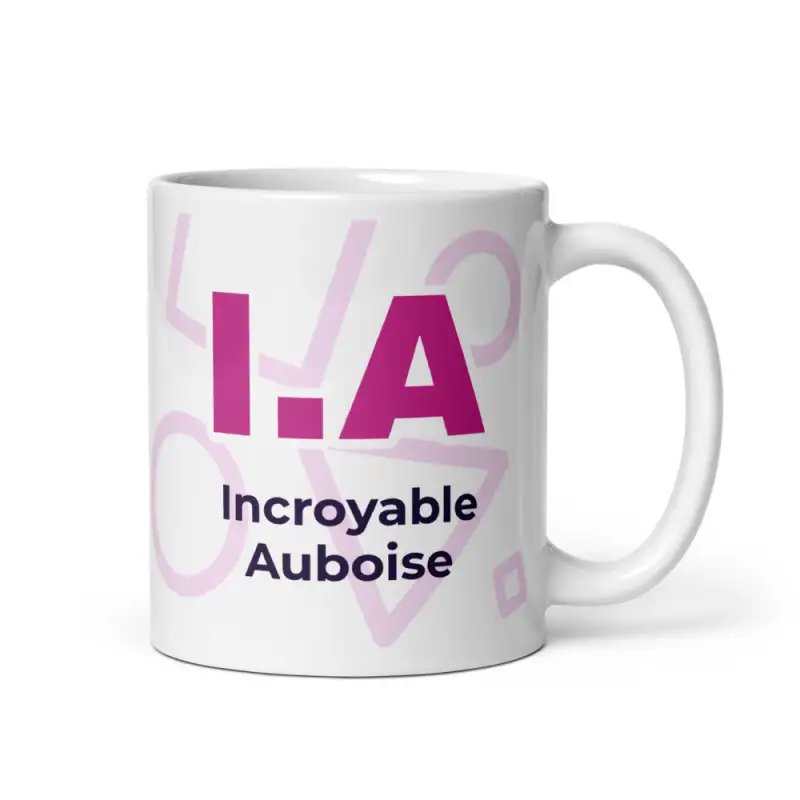Mug "Incroyable Auboise" I.A. | Cadeau Humour Femme Aube (10)