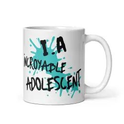 Mug "Incroyable Adolescent" I.A. | Cadeau Humour Ado Garçon