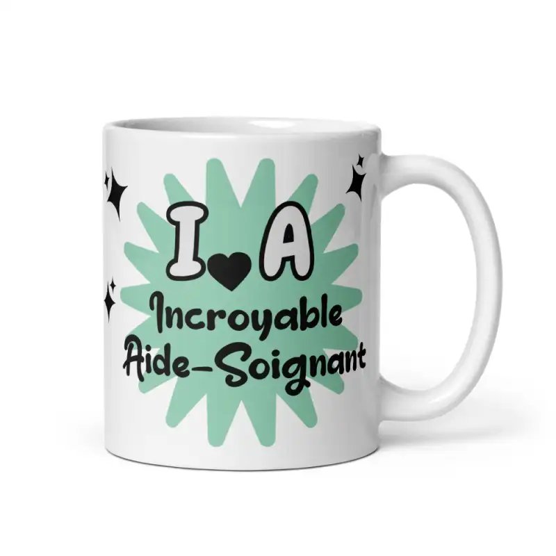 Mug "Incroyable Aide-Soignant" I.A. | Cadeau Aide Soignant