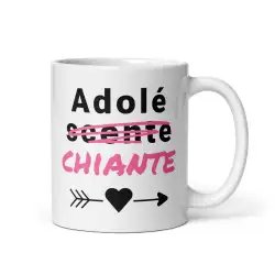 Mug "Adoles-chiante" I.A. | Cadeau Humour Ado Fille