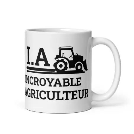 Mug "Incroyable Agriculteur" I.A. | Cadeau Humour Agriculteur